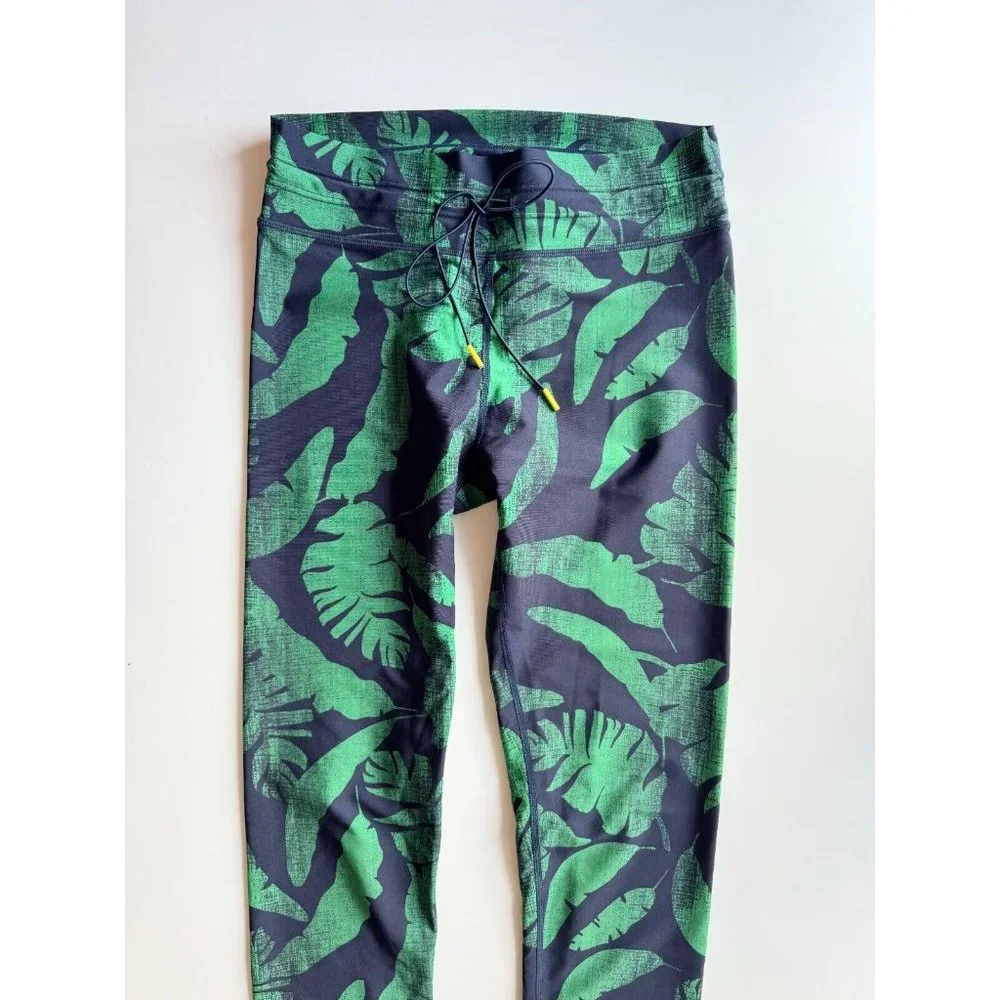 THE UPSIDE Green Palm Lead Print Anna Bra 29" Leggings Workout Set, Size M/US8 - Picture 7 of 16